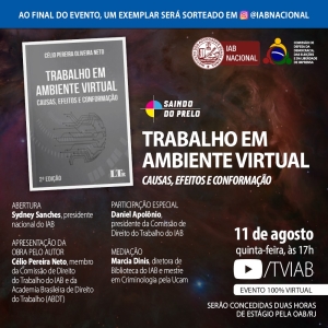 [Saindo do Prelo] Trabalho em Ambiente Virtual