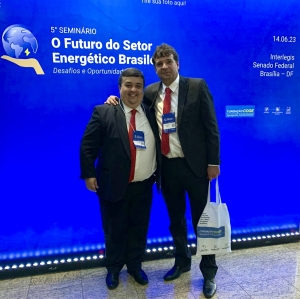 Da esq. para a dir., Bernardo Gicquel e Luís Fernando Parolli