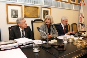 Da esq. para a dir., Jacksohn Grossman, Rita Cortez e Carlos Eduardo Machado