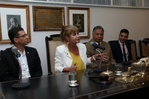 ​​​​​​​ Da esq. para a dir., Herbert Barros, Rita Cortez, Humberto Adami e Dante Viana