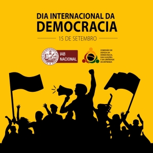 Defesa do Estado de Direito é desafio permanente, afirma presidente do IAB no Dia Internacional da Democracia