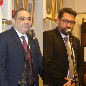 Carlos André dos Santos e Cláudio Lins de Vasconcelos