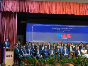 Carlos Pessoa de Aquino participa da sessão de posse da nova Diretoria da OAB/PB 