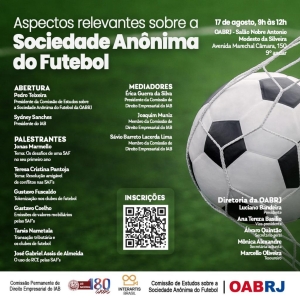 Aspectos relevantes sobre a Sociedade Anônima do Futebol
