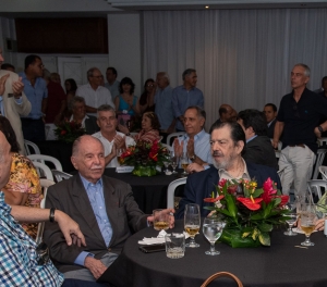 O decano do Conselho Superior do IAB Hermano de Villemor Amaral Filho e o ex-presidente Ricardo Cesar Pereira Lira