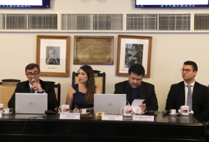 Da esq. para a dir., Enzo Baiocchi, Larissa Rocha, Marcelo de Lima Assafim e Raphael Portella