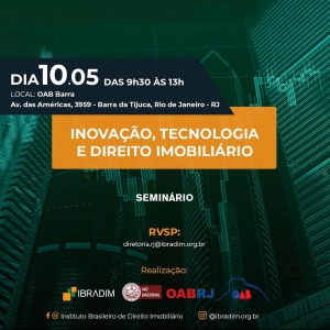 Seminário - Inovação, Tecnologia e Direito Imobiliário