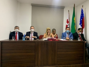 Da esq. para a dir., Sydney Sanches, Aniello Aufiero, Rita Cortez, Aldenize Aufiero, Marco Aurélio Choy e Jorge Folena