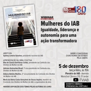 Obra coletiva ‘Mulheres do IAB’ será lançada na Casa de Montezuma nesta terça-feira
