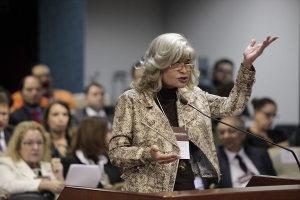 Rita Cortez: &quot;A meta de toda e qualquer iniciativa na área trabalhista tem que ser o bem-estar e o progresso social&quot;.