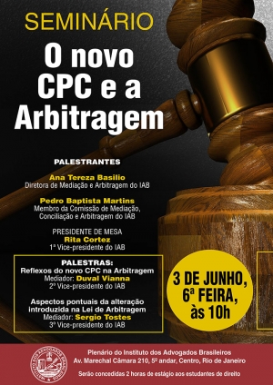 Seminário O Novo CPC e a Arbitragem