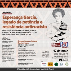 IAB vai homenagear legado de Esperança Garcia e a luta pela igualdade racial