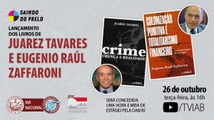 Juiz da Corte Interamericana de Direitos Humanos lança livro no canal TVIAB, na terça-feira 