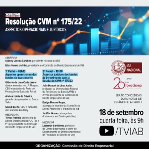 IAB | Webinar Papo com o IAB - Resolução CVM nº 175/22