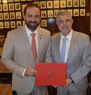 Da esq. para a dir., Sergio Leonardo e Sydney Sanches