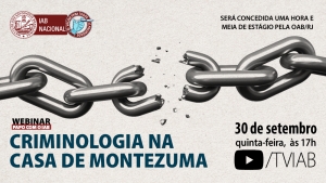 Criminologia é o assunto do webinar que o IAB promove na próxima quinta-feira 