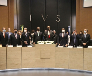 André Marques participa da sessão solene de posse do novo presidente do TRE-RJ 