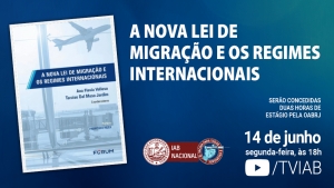 Ministros participam de lançamento de livro no canal TVIAB, na próxima segunda-feira 