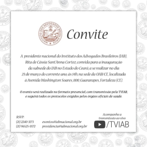 Inauguração da Subsede do IAB no Estado do Ceará