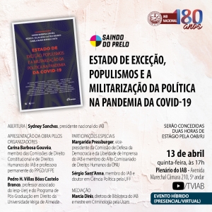 IAB promove lançamento de livro sobre políticas de gestão pública durante a pandemia