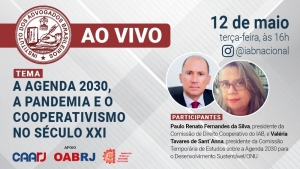 Agenda 2030, defesa da Constituição e cooperativismo serão temas de debates virtuais no IAB, esta semana