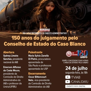 IAB realizará evento sobre os 150 anos do Caso Blanco nesta segunda
