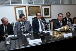 Da esq. para a dir., João Theotonio Mendes de Almeida Junior, Paulo Cavalcanti, Daniel Apolônio Vieira, Jorge Orlando Sereno Ramos e José Saba
