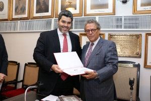 Mais um advogado empossado por Técio como membro efetivo