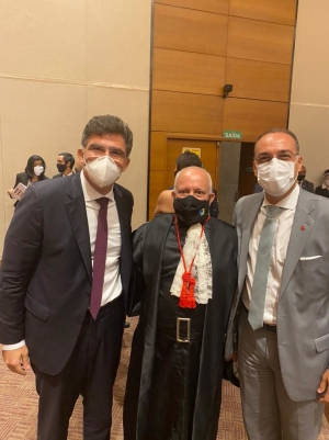  Da esq. para a dir., Luciano Bandeira, Cláudio Luís Braga dell'Orto e André Marques