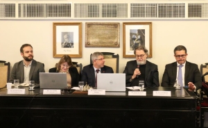 Da esq. para a dir., Luã Nogueira Jung, Ana Amelia Menna Barreto, Sydney Limeira Sanches, Lenio Luiz Streck e José Luiz Barbosa Pimenta Junior