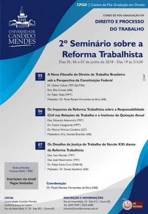 2º Seminário sobre a Reforma Trabalhista