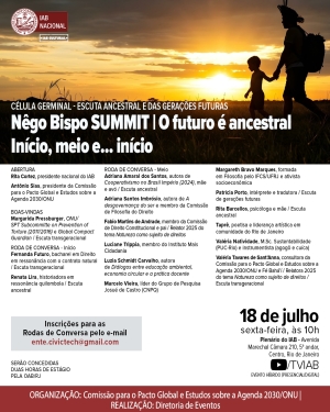 IAB realizará roda de conversa sobre escuta ancestral e das gerações futuras