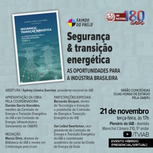 IAB | Saindo do Prelo - Segurança &amp; transição energética