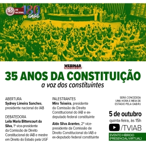 IAB | Webinar Papo com o IAB - 35 Anos da Constituição