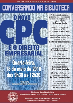 Conversando na Biblioteca - O Novo CPC e o Direito Empresarial