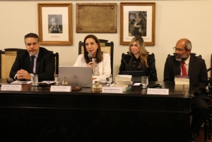 Da esq. para a dir., Pedro Hermílio Castelo Branco, Marcia Dinis, Carina Gouvêa e Sérgio Sant’Anna