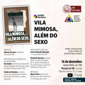 Livro que retrata cotidiano de mulheres na Vila Mimosa será lançado no IAB
