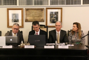  Da esq. para a dir., Guilherme Martins, André Gustavo de Andrade, Ricardo Bernardi e Liana Gorberg Valdetaro