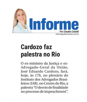 Cardozo faz palestra no IAB