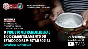 Márcio Pochmann participa de debate sobre o projeto utraneoliberal, no canal TVIAB, na segunda