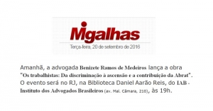 Lançamento de livro no IAB