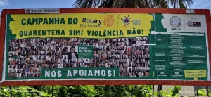 Com apoio do IAB, campanha #quarentenasim #violêncianão ocupa outdoors em Fortaleza