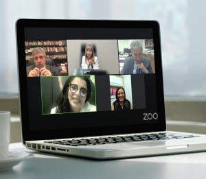 Da esq. para a dir., no alto, Sydney Limeira Sanches, Rita Cortez e Antônio Laért Vieira Junior; embaixo, Rosana Maria da Silva Juvêncio e Alessandra Santos