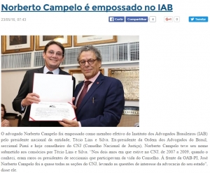 Norberto Campelo é empossado no IAB