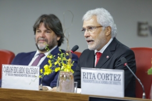 Da esq. para a dir., Álvaro Quintão e Carlos Eduardo Machado