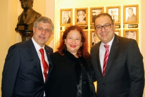 Sydney Sanches, Vânia Aieta e Marcelo Weick Pogliese  