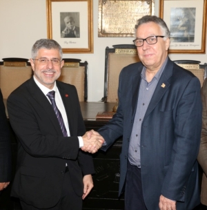 Sydney Sanches e Octávio Costa