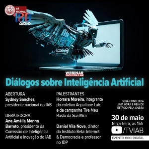 Instituto dos Advogados promove debate sobre inteligência artificial nesta terça-feira