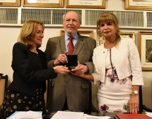 Da esq. para a dir., Maria Adélia Campello Rodrigues Pereira, Sepúlveda Pertence e Rita Cortez