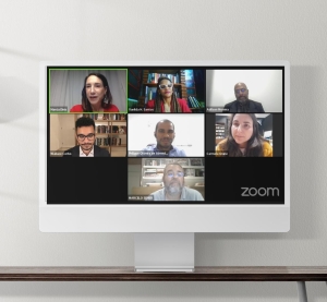 Da esq. para a dir., em cima, Marcia Dinis, Vanilda Santos e Adilson José Moreira; no meio, Wallace Corbo, Philippe Oliveira de Almeida e Carmela Grüne; embaixo, Marcelo Semer